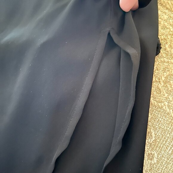 EUC Chico's Black Label Black White Beaded Tunic Top L/12 Resort Boho Chic - Picture 13 of 14